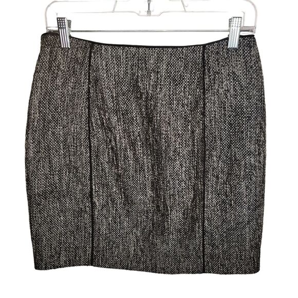 Whbm tweed wool blend classic skirt size 2 - Picture 2 of 7